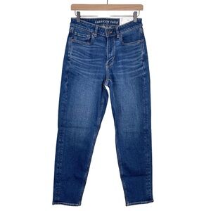 American Eagle Jeans 6 NWT High Rise Mom Relaxed Leg Ankle Stretch Denim Casual